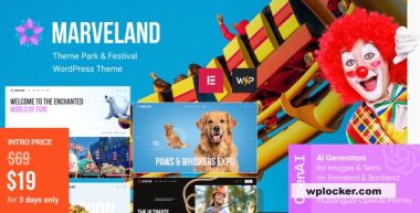 Marveland v1.3 – Theme Park & Festival WordPress Theme