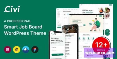 Civi v2.1.6.3 – Job Board WordPress Theme