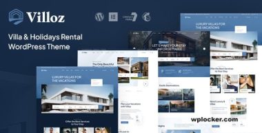Villoz v1.0.2 – Villa & Holidays Rental WordPress Theme