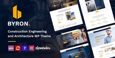 Byron v1.25 – Construction and Engineering WordPress Theme