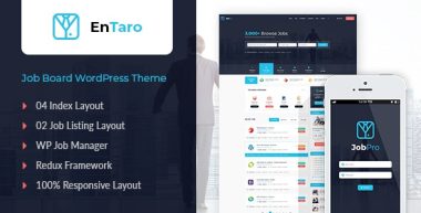 Entaro v3.40 – Job Portal WordPress Theme